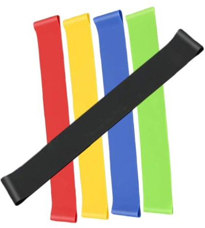 NUOBESTY 5pièces Bandes De Chaise Élastiques pour Classe Et Bureau Extensibles Et Antidérapantes Outils De Fitness Et Exercice pour Garçon Fille Et Adultes