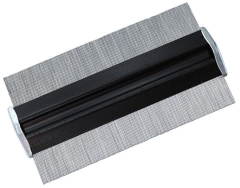 Indispensable medidor de contorno de precisión de 6 pulgadas para la reproducción detallada de formas. Indispensable Adecuado para arquitectos y constructores