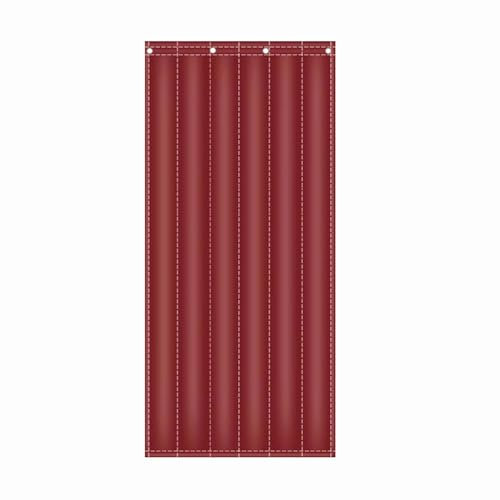 Insulated Door Curtain 70x230cm Heavy Duty Thermal Door Cover for Privacy in Garage Attic Warehouse Temporary Screen for Doorway