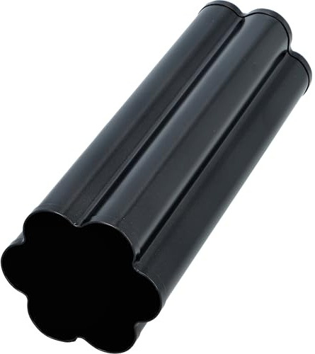 Birkmann, Bread Buddies 331488 - Stampo in acciaio al carbonio, motivo floreale, 9 x 9 x 22 cm, colore: Antracite