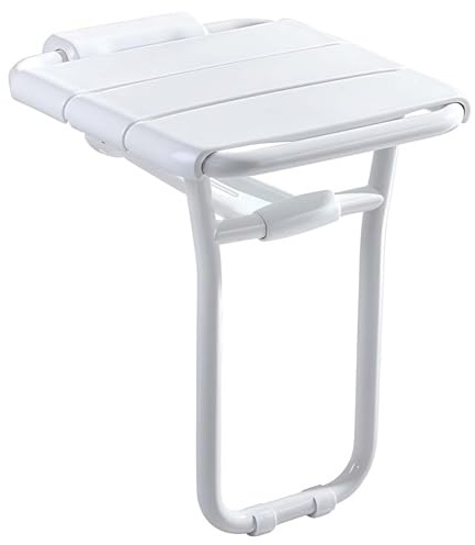Chaise de douche pliable à fixation murale – Siège de salle de bain antidérapant pour personnes âgées et handicapées, design robuste pouvant supporter jusqu'à 150 kg