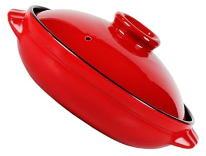 STOBAZA Cazuela de para Estofado y Sopa Olla Resistente y Duradera Distribución Uniforme del Calor para Cocina Doméstica y Profesional Modelo Hongyun