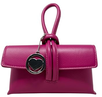 Chicca Borse Borsetta Pochette in Pelle Dollaro da Donna