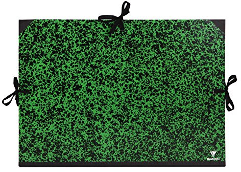 Clairefontaine - Ref 31100C - Annonay Art Folder - A4 Size, Ribbon Tie Closure, 30mm Spine, White Paper Lining, Acid Free - Suitable for Transporting Artwork