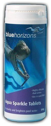 Happy Hot Tubs AquaSparkle Clarifier Tablets Swimming Pool Tube USE IN SAND FILTERS (1 x 10)