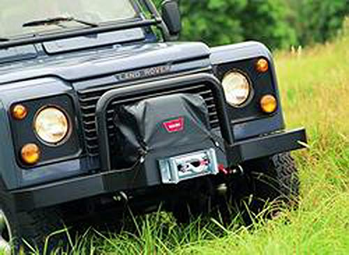 WARN 18250 Weiche Windenabdeckung mit Bungee-Schnurverschlüssen für 9.5ti und XD9000i Winden, schwarz