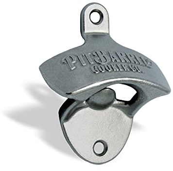 Pit Barrel Cooker Bottle Opener | Stainless Steel Wall Mount Bottle Opener | Install Indoors, Outdoors or Attach to Pit Barrel Grill | Stainless Steel