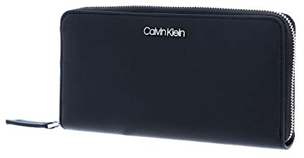 Calvin Klein Damen Geldbörse Wallet Groß, Schwarz (Black), Einheitsgröße