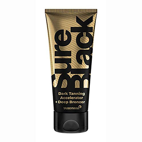 Tannymaxx Sure Black Dark Tanning Accelerator + Deep Bronzer, 200 ml