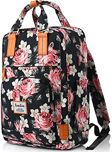 YAMTION Rucksack Damen,Schulrucksack Mädchen Teenager Daypack Damen Rucksack Frauen Rucksack Laptop für Schule,Tagesrucksack mit 15.6 Zoll Laptopfach,für Universität Arbeit