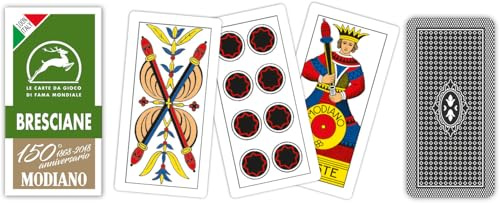 Modiano Carte da gioco Bresciane 150° Anniversario 300089