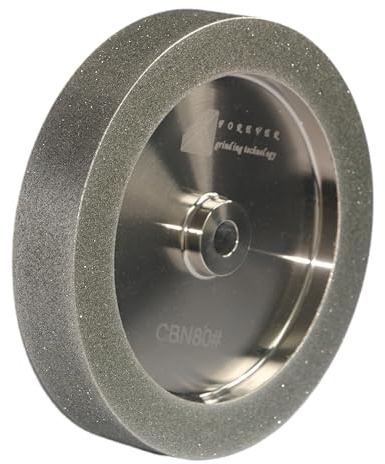CBN Schleifscheibe 200mm CBN Wheels 8 inch 8 Dia X 1.5 wide X 5/8 Bore for Sharpening HSS Tools Woodturning Tools(80 Grit)