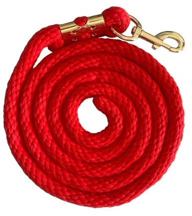 Führstrick | 1,8 m lange Leine mit Trigger Bull Snap | Reitleine mit Trigger Snap, Trigger Bull Snap, Pferdehalfter Training für Reitsport, Handhabung, effektive Kontrolle