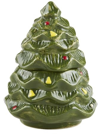 Mud Pie Tree Mini-Weihnachts-Keksdosen, 12,7 x 9,5 cm, Grün