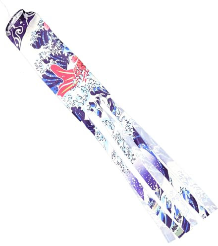 BCOATH 2st Koinobori Kleiner Japanischer Windsack Windsackstange Fisch Socke Windsäcke Outdoor-Stange Tierdekor Karpfen Flaggen Stangen Windsack Tasche Windrichtungsfahnen Fisch Windsack