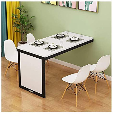 Klappbarer Wandtisch, Küchentisch, multifunktional, Wandmontage, ausziehbar, unsichtbar, 9 Größen, 4 Farben (90 x 40 x 75 cm)