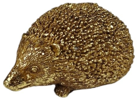 FTWDesign igelkott dekorativ figur i guld – modern höstdekoration