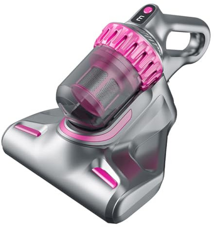 Aspirapolvere per materassi 3 in 1, aspiratore Portatile per Acari della Polvere, aspirazione 10000 Pa, 3 modalità, con Luce UV, con Spazzola Rimovibile e ugello Piatto per Interni Auto, materassi