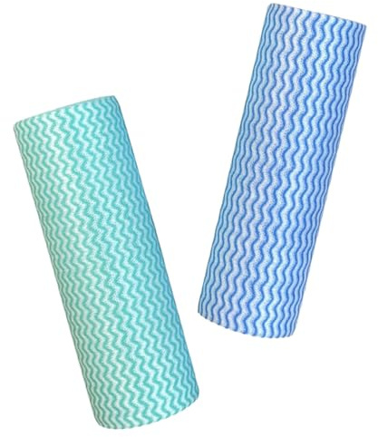 Alipis Paños de Cocina Desechables No Tejidos, 2 Rollos, Limpieza
