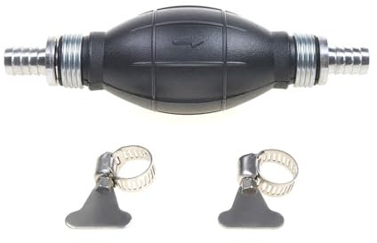 Kraftstoffpumpe Universal-Kraftstoffpumpe Gummi Manuelle Flüssigöl-Transferpumpe Benzin-Diesel-Hand-Primerball Auto Für Marine Für Außenborder 6/8/10/12 Mm Benzinpumpe(12mm)