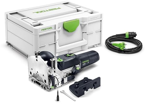 Festool Dübelfräse DOMINO DF 500 RQ-Plus - Präzise Schlitzfräse | Effiziente Holzfräse für Rahmenverbindungen - Ideal für Möbelverbinder, Plattenverbindungen & Dübel von 4 mm bis 10 mm
