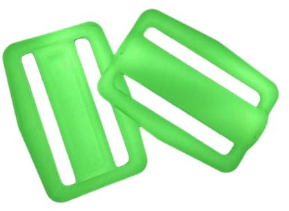 Folpus 2 Pezzi di Peso per Immersioni Adatto a Cinturino in Fettuccia da 5 Cm, Verde Luminoso