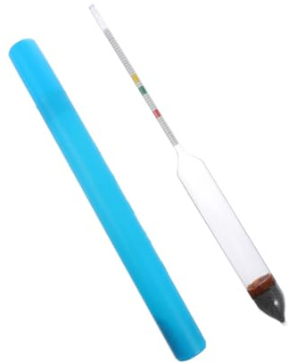CLISPEED Salzgehalt Aräometer Hydrometer Aus Bruchsicherem Glas Für Meerwasser Aquarium Aquakultur Und Teich Zur Präzisen Messung Von Salzwasser