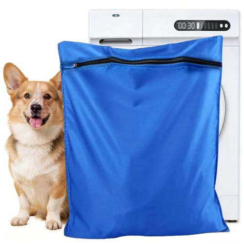 Bolsa de Lavandería para Mascotas,Red de Lavado para Lavadora Grande,para Perros y Gatos,para Toallas,Mantas,Juguetes(65×70cm)