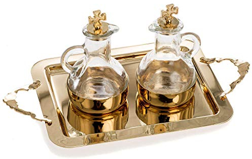 Holyart Ampolline Vetro e Ottone Lucido