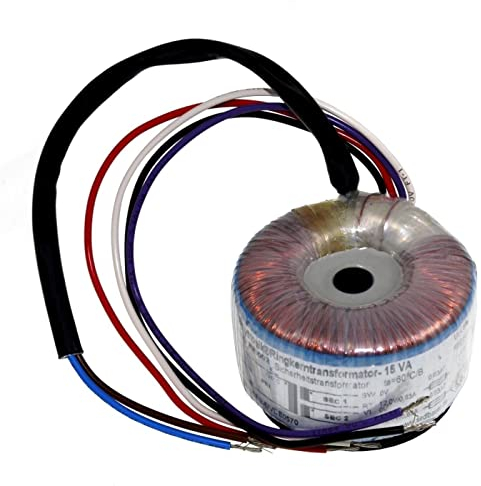 Lumonic trasformatore toroidale 15VA 2x12V per sistemi audio, industriali, alogeni e a binario - tensione di ingresso 230V - tensione secondaria 24V - modello RSO-825002