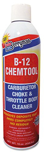 Berryman 0117C B-12 CHEMTOOL Carburetor/Choke Cleaners, 16 oz. Aerosol Can, Clear (Pack of 12)