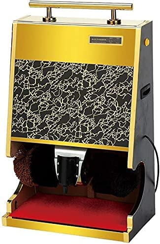 YANYUESHOP Cireuse à Chaussures électrique Automatique Machine de Nettoyage Sole Cleaner Machine à cirer Les Chaussures avec Brosse à Chaussures pour Usage Domestique ou Public (Color : A)