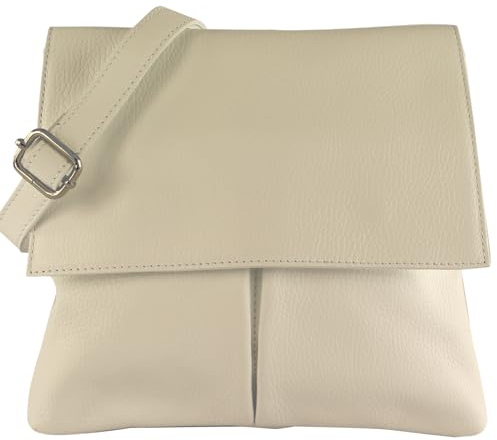 modamoda de T63LEDER Damen Leder Umhängetasche, handmade in Italy