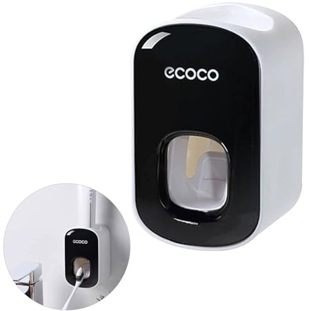 Dispensador automático de Pasta de Dientes, exprimidor de Pasta de Dientes Impermeable sin Polvo montado en la Pared, Soporte de Pasta de Dientes, Accesorios de baño (B)