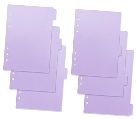 COHEALI Kunststoff-binderregister für Budget-binder Ästhetische Trennblätter für Notizbücher für Den Täglichen Gebrauch