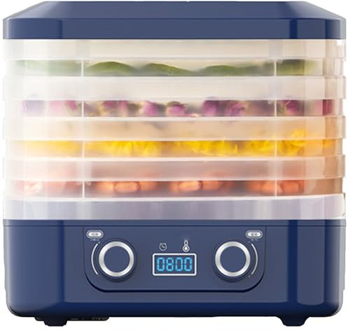 Food Dehydrator,Freeze Dryer Machine for Home,Stainless Steel Food Dryer Machine Portable Mini Food Dryer Machine with 5 Trays,for Fruit Snacks Jerky Meat Candy Vegetables Herbs Dog Treats
