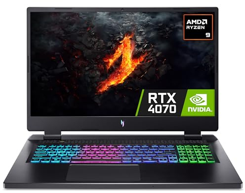 acer Nitro 17 17.3 Gaming Laptop - AMD Ryzen 9, RTX 4070, 1 TB SSD