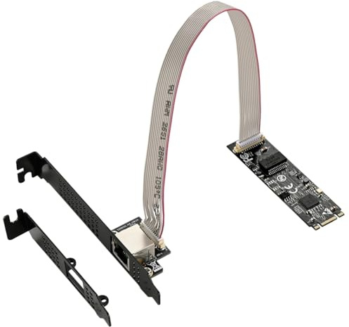 Iyalezirk Scheda di rete M.2 A 5G Realtek RTL8126 Chip PXE Avviamento Disco Scheda di Rete per Giochi di Sport Elettronici Scheda Controller LAN RJ45 con