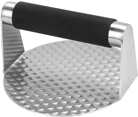 Warmhm Presse à Hamburger Ronde Outil pour Écraser Hamburgers Acier Inoxydable Moule à Galettes
