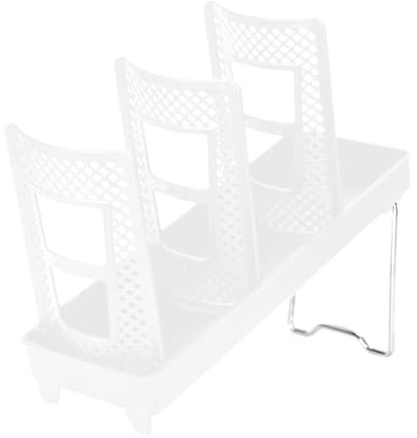 Uqezagpa Coppa Piegabile Coppa Scarico Space Salvading Dispenser per Organizzatori Stazioni Carta per Volta Ordinati E Accessibili