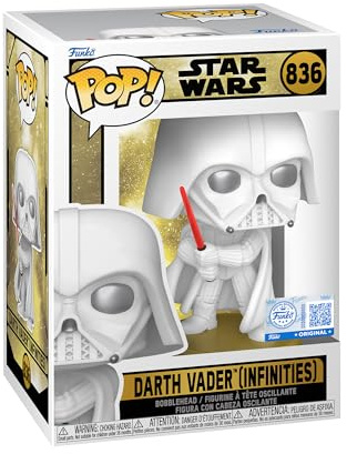 Funko POP! Star Wars: Infinities Return of the Jedi - Comic Book Series - Darth Vader in White Armor - Sammelbare Vinylfigur - Geschenkidee - Offizielles Merchandise - Modellfigur für Sammler
