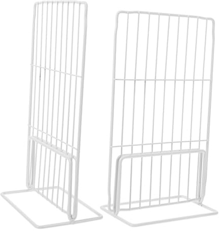 Healifty Separador de Estantes para Congelador de Hierro Blanco Ajustable | 2 Piezas, Almacenamiento Clasificado, Resistente a Roturas y Abrasión, para Supermercados y Hogares