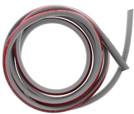 Cabilock Moulure Quart de Rond Adhésive Flexible en Pvc 3 Mètres pour Sol et Angles, Profilé Résistant à L'usure et Prévention des Débris, pour Environnements Domestiques