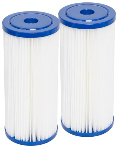 Benfosh 2 filtros de sedimentos PPL10BB para agua de pozo, 5 micrones, 10 x 4,5, para DuPont WFHDC3001, GE FXHSC, Culligan R50-BBSA, R50-BB, W50PEHD, GXWH40L, CP5-BBS 2