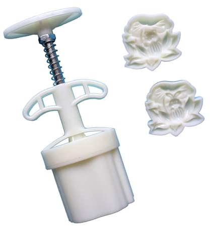Flower Cake ABS Baking Tools Hand Press Design Cake Cookie and Chocolate Fondant Stamp