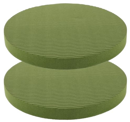 ULTECHNOVO Coussins de Yoga Antidérapants en EVA Légers et Compacts Lot de 2 pour Genoux et Coudes Tapis de Protection Épais pour Sport Yoga Pilates et Jardinage Confort et Amorti