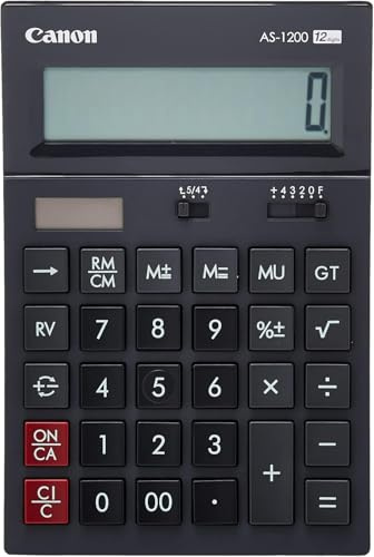 Calculadora sobremesa Canon AS-1200 Negra
