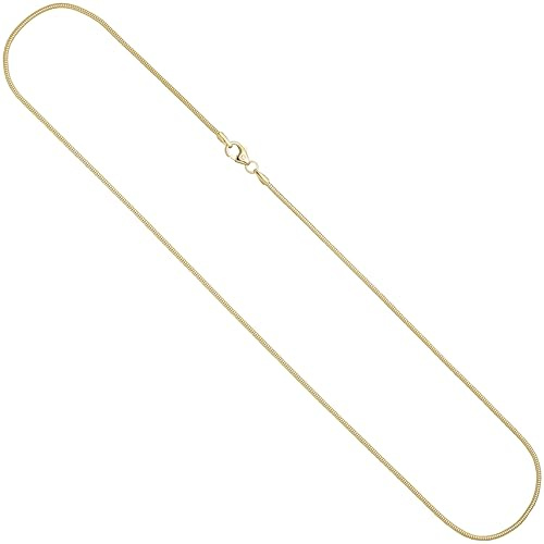 Jobo Damen Goldkette Schlangen-Kette aus 8 Karat 333 Gold 1,4 mm