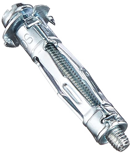 Molly M14150BC-XJ Chevilles métalliques à expansion avec Vis M4 Ø 4 x 33 mm, Gris, Set de 50 Pièces