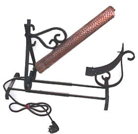 appareil Ã  raclette 1/2 fromage fer forgÃ© et cuivre.